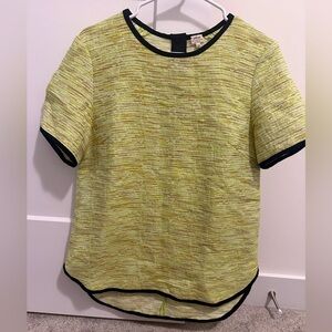 Aritzia Wilfred Heathered Green Blouse Short Sleeve T-shirt Size Medium Women’s